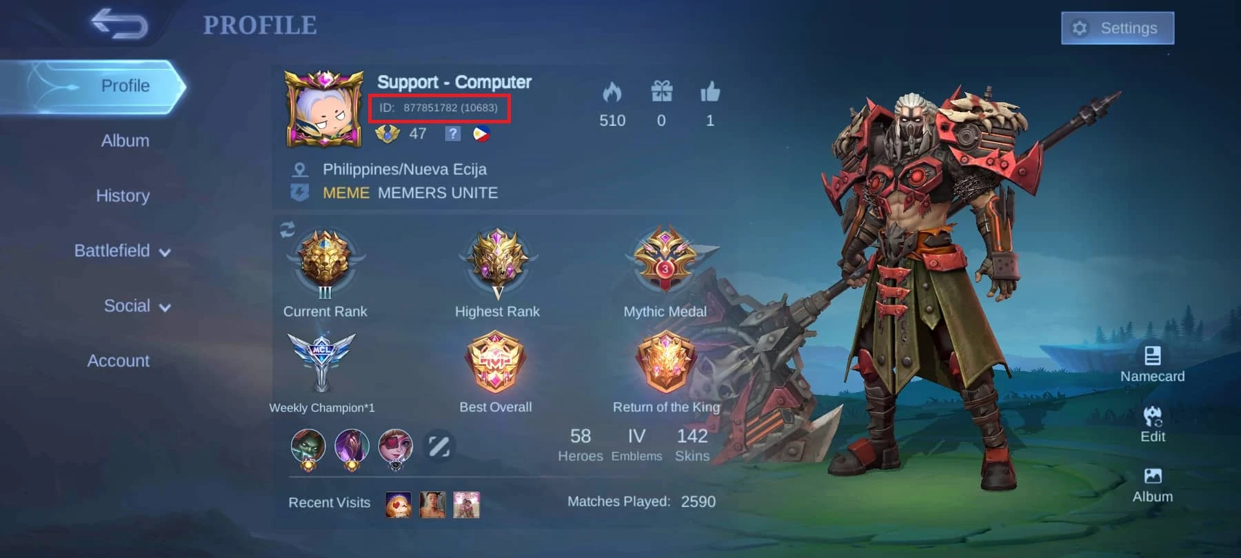 Cara Mudah Cek User ID dan Zone ID Mobile Legends