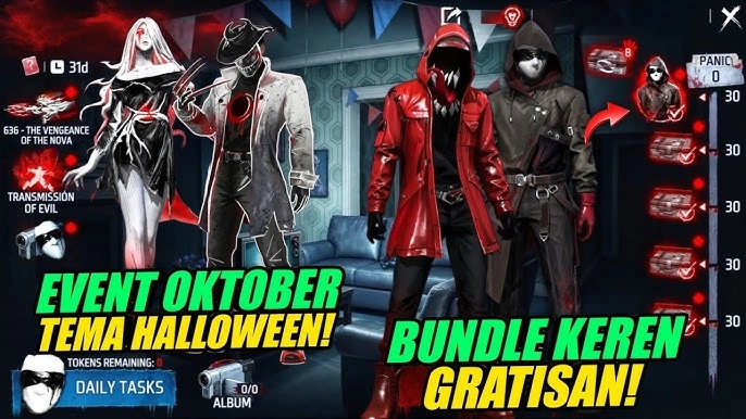 Panduan Event Free Fire Halloween The Unseen 2026 dan Tips Token