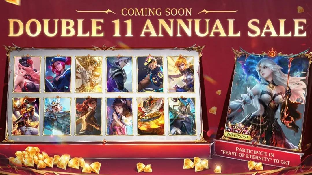 Bocoran Event MLBB Double 11 Mega Sale 2026: Skin Cuma 1 Diamond!