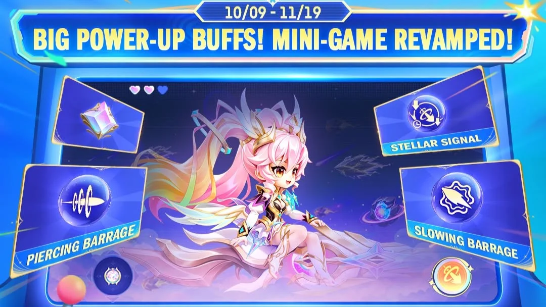 Update Mini-Game Starfall Breakout MLBB: Buff Power-Up Orb dan Strategi Baru