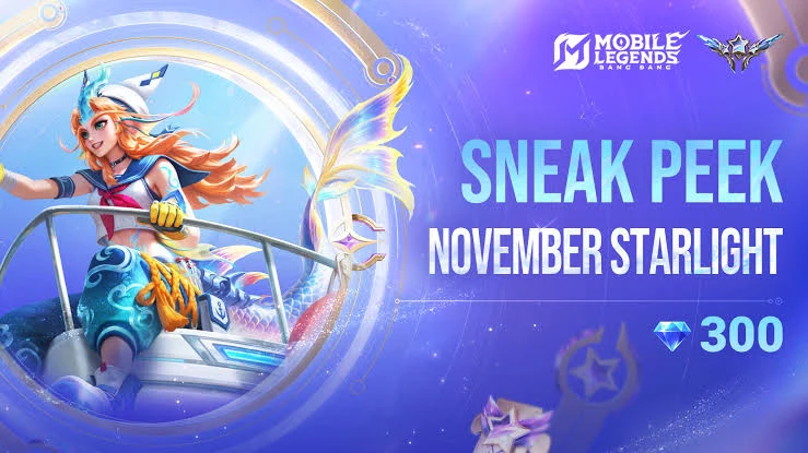 Bocoran Skin Starlight Kalea Tideborn Sailor MLBB November 2026